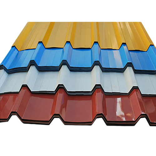 Gi Profile Roofing Sheet - Color: Multicolor