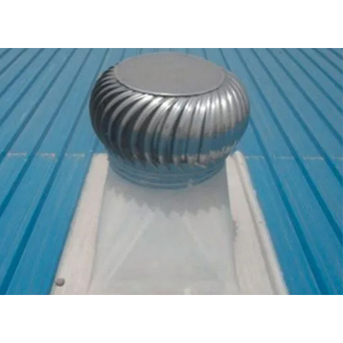 Stainless Steel Turbo Ventilator - Color: Silver