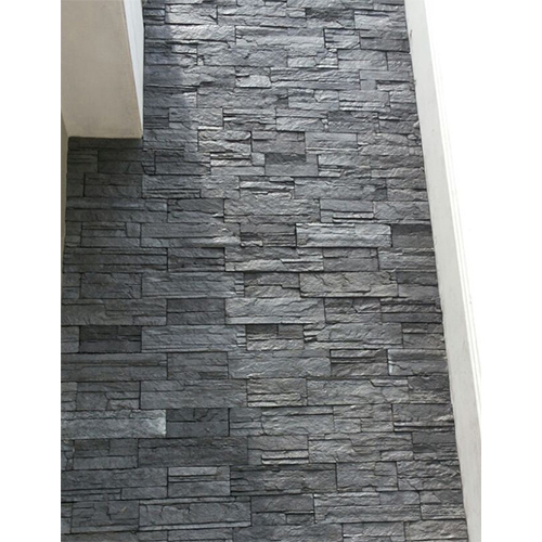 Natural Sandstone Wall Tile - Color: Black