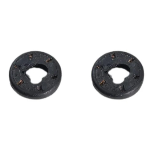 Black Rubber Suction Cap - Diameter: 2 Inch Inch (In)