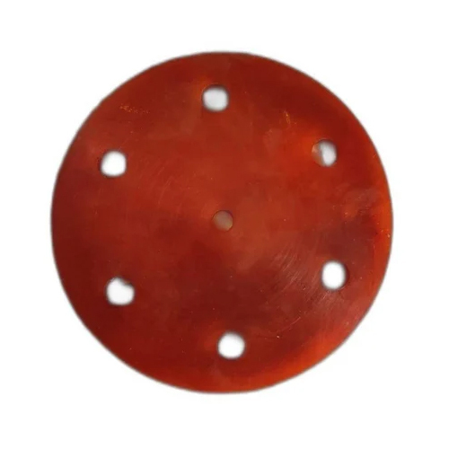 Red Rubber Universal Hole Disc - Diameter: 6 Inch (In)