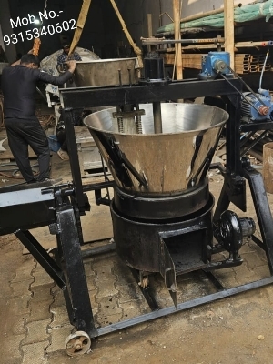 Wood operated khoya making machine