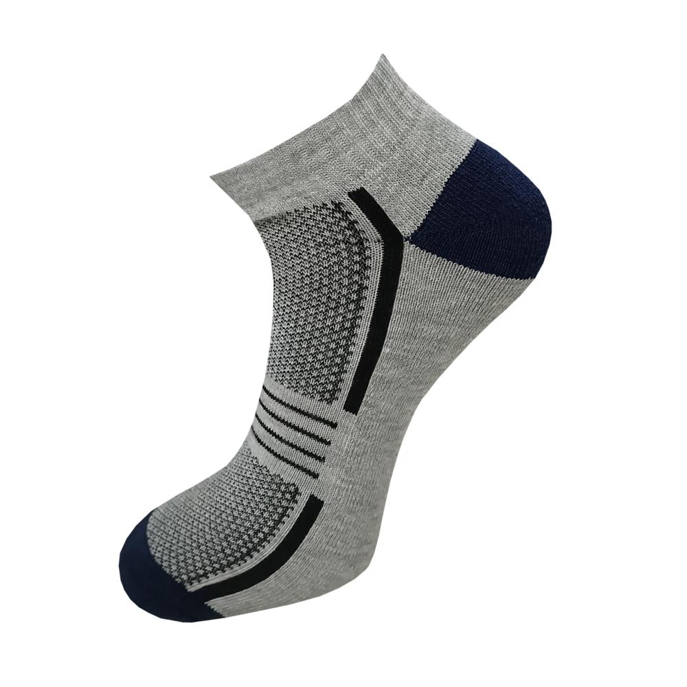 Ankle Compression Socks - High Elasticity Cotton Blend, Black Color | Breathable, Moisture-wicking, Anti-slip Design For Ultimate Support