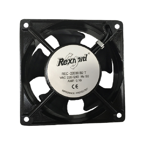 Ac Axial Cooling Fan - Color: Black