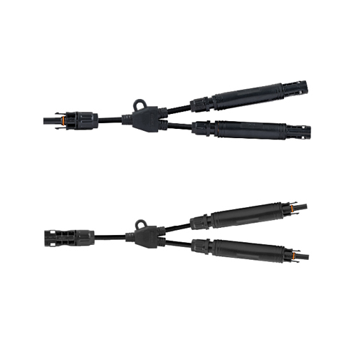 Pv Solar Wire Harness With Fuse - Color: Black