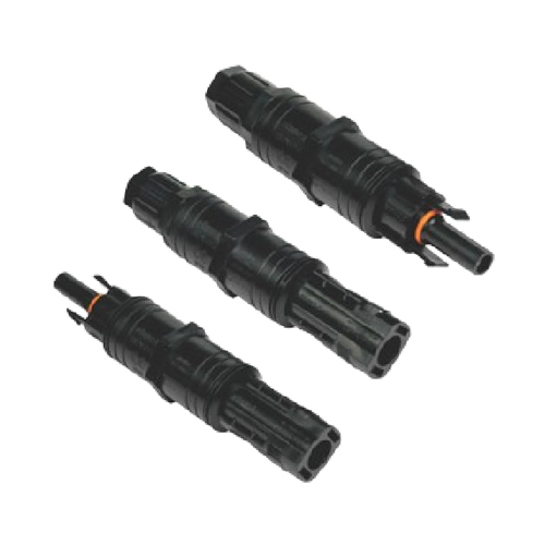 Pv Solar Straight Inline Fuse Connector - Color: Black