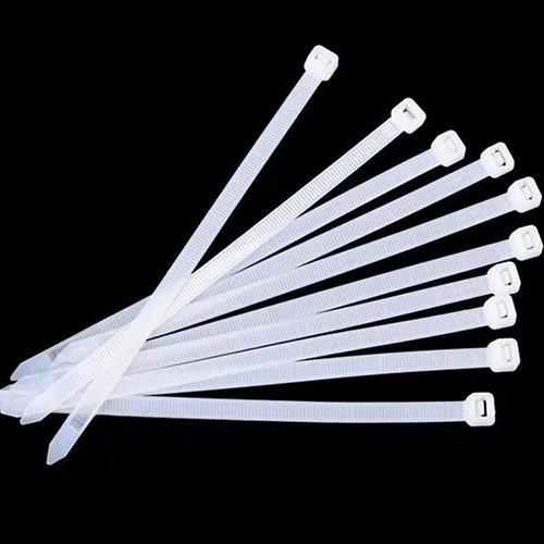 White Cable Tie - Material: Plastic