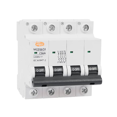 Dc Miniature Circuit Breaker - Color: White