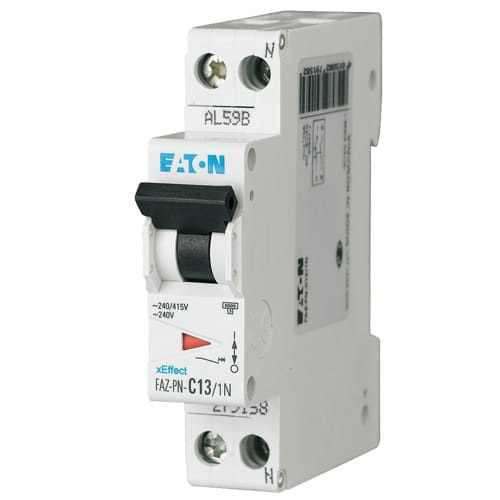 1 Pole Miniature Circuit Breaker - Color: White