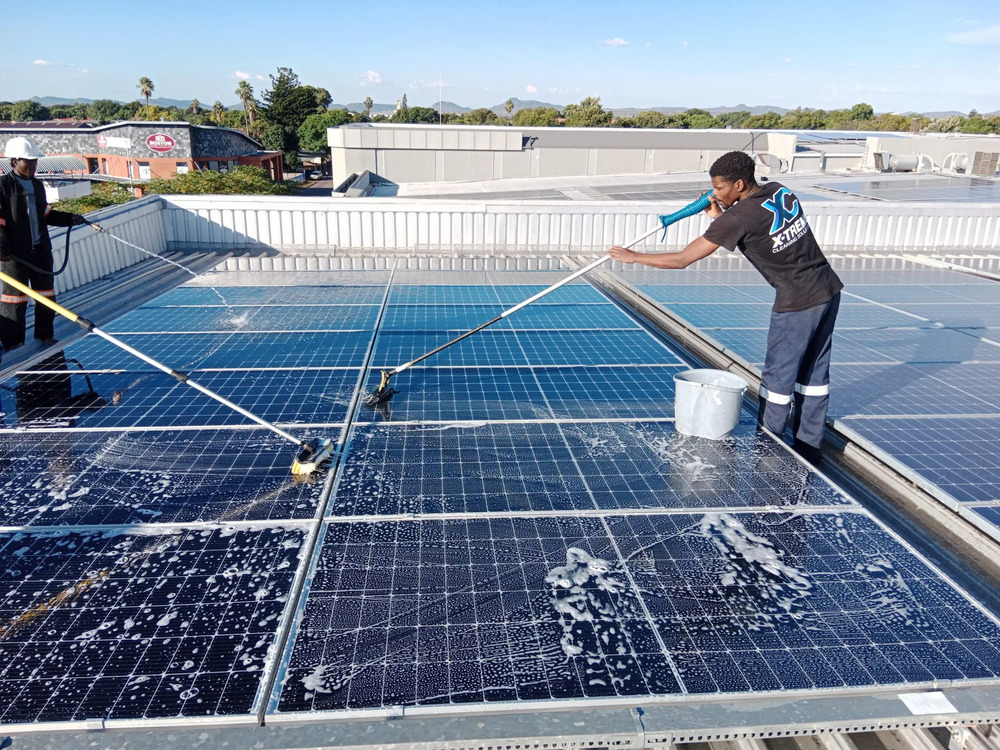 Solar Panel Cleaning Brush - Customizable Sizes Up To 12 Meters, Motorised Options Available | Ideal For Commercial & Industrial Use, Automatic Switch