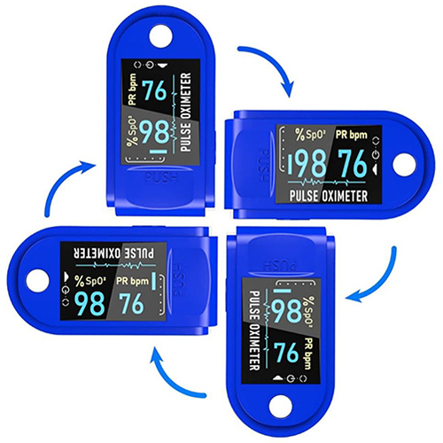 Classic Blue Fingertip Pulse Oximeter