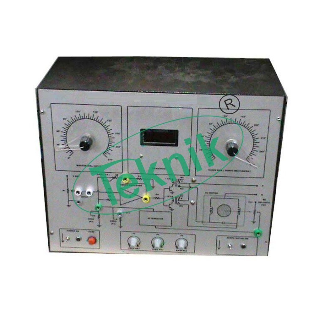 Dc Position Servo Mechanism Trainer - 220v, 50hz Electrical Power Supply | Dc Position Servo Application