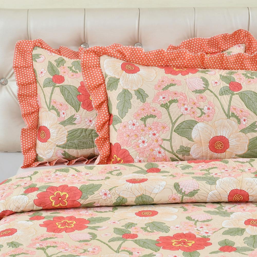 4 FRILL BEDCOVER