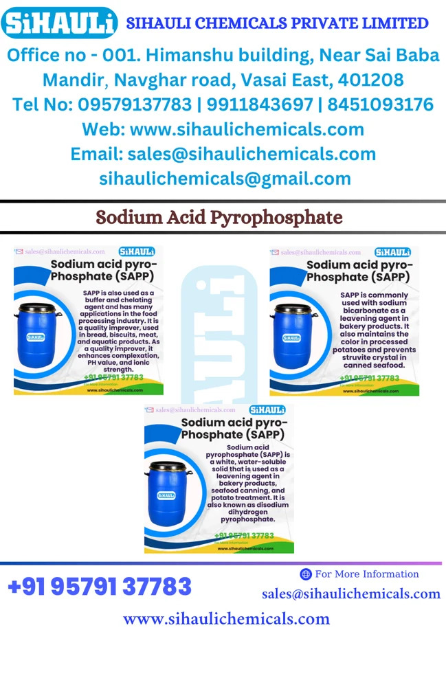Sodium Acid Pyrophosphate (Sapp)