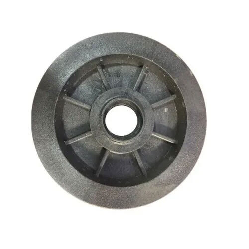 Black Plastic Caster Wheel - Hardness: Rigid