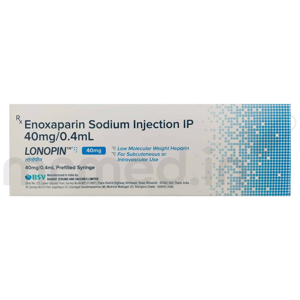 Lonopin 40 Mg Injection