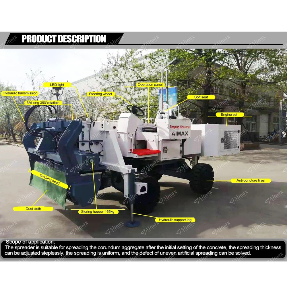 Ride on Cement Spreader