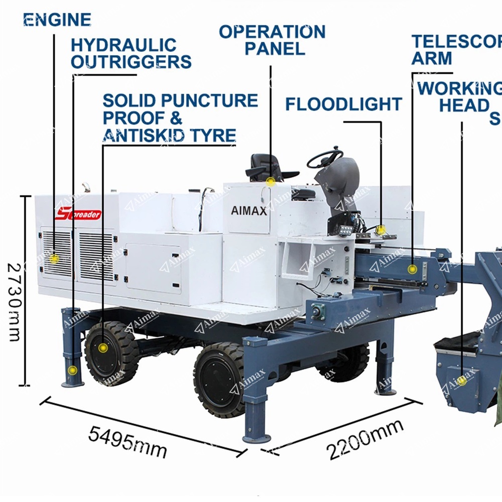 Ride on Cement Spreader