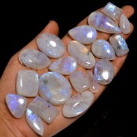 Rainbow Moonstone Cabochon - Grade: Commercial
