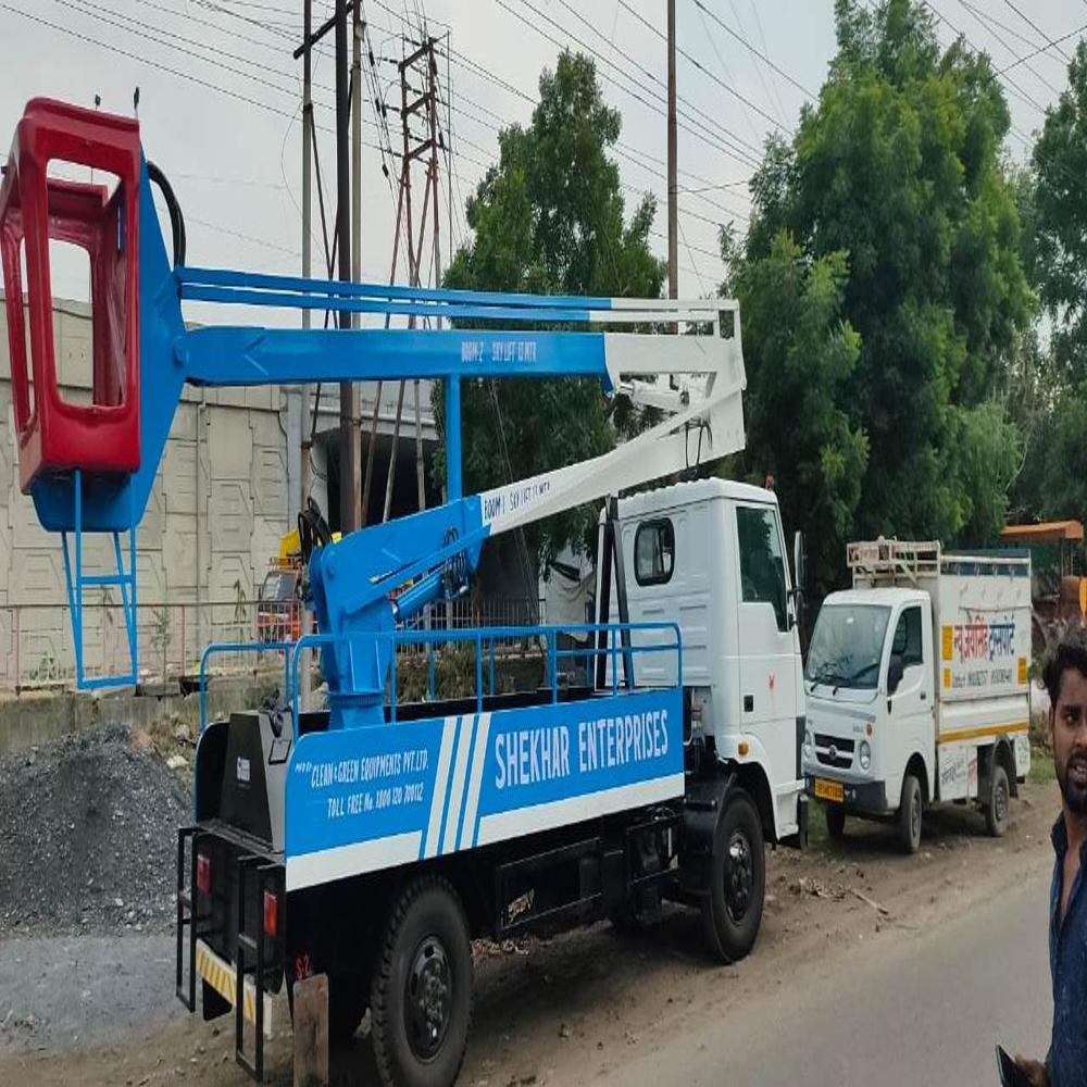 13 Mtr Working Height Sky Lift Mounted on TATA 712