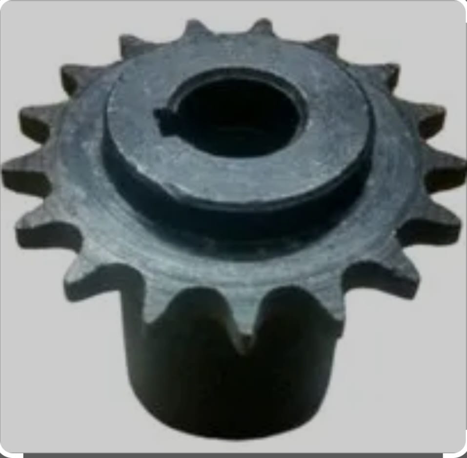 MOTOR GEAR - Mild Steel, Black Surface Treatment | Eco Friendly, Industrial Use, 1 Year Warranty
