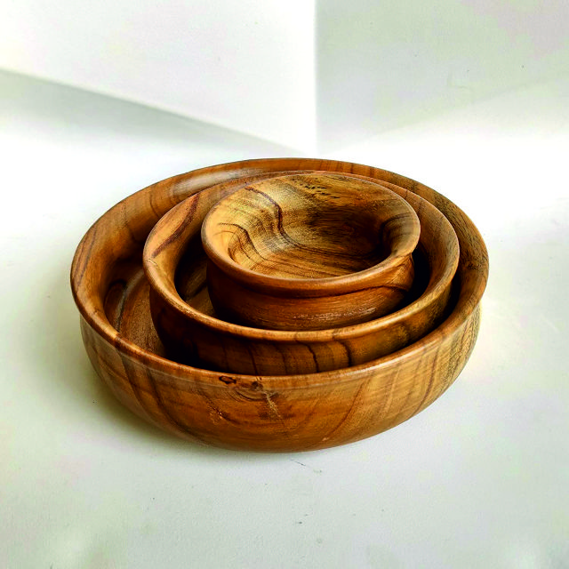 curved  bowl set 