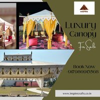 Jodhpuri Tent - Weather-resistant Canvas, Customizable Sizes & Colors , Elegant Designs For Weddings, Receptions & Outdoor Events