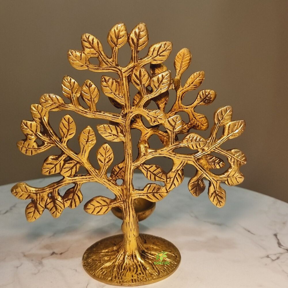 Brass Tree With Lamp For Home Decoration |Gift Items| |Table Decoration| By Aakrati