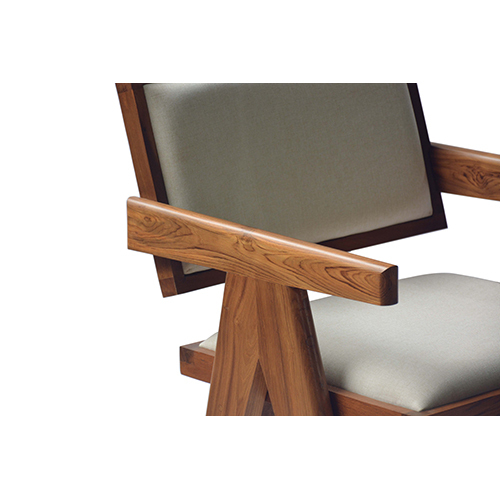 Chandigarh Solid Wood Dining Chair with Cushioned Upholstry