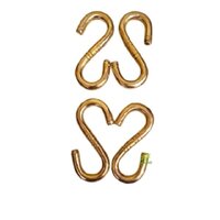 Aakrati Brass Swing Chain Set Accessories-elegant Antique Home Decor (yellow 3.5 Inch) - Color: Yellow