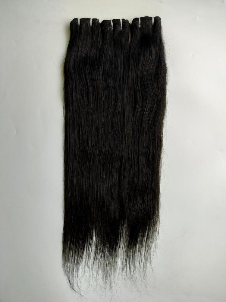 Natural Straight Human Hair Weft Extensions