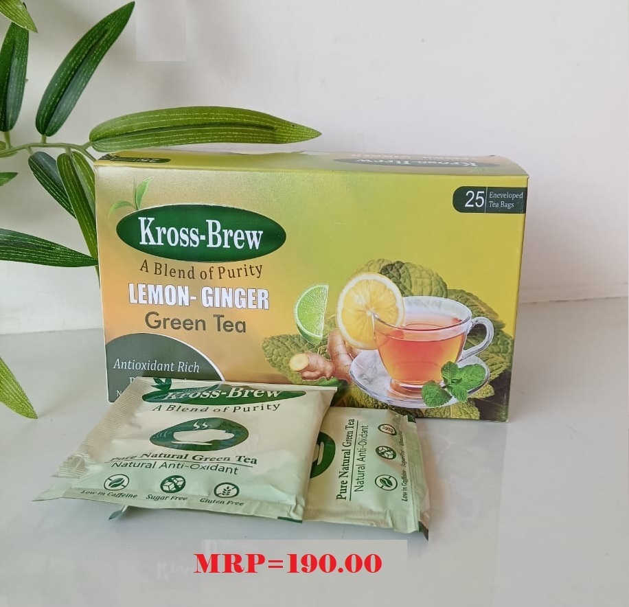 KROSS-BREW LEMON-GENGER GREEN TEA