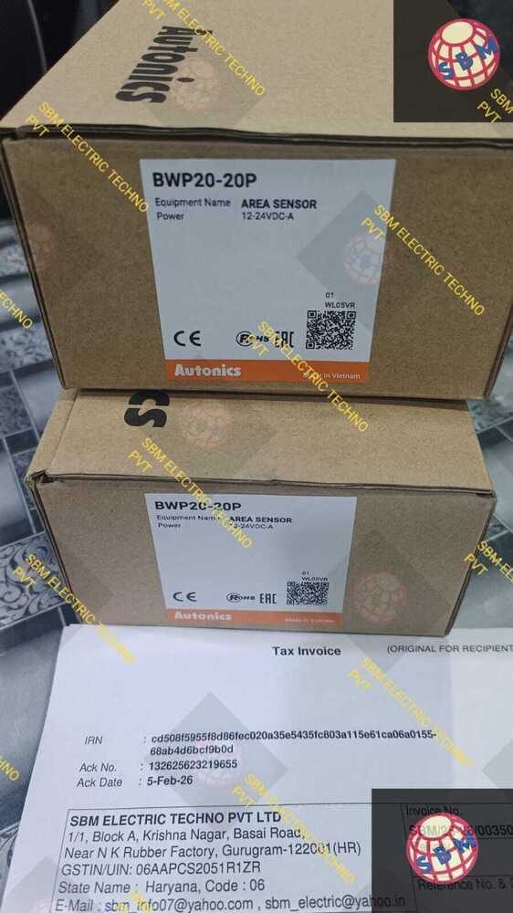 AUTONICS AREA SENSOR 12-24VDC, BWP20-20P