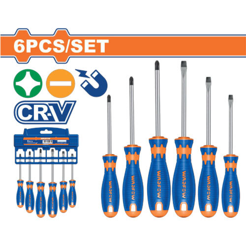 Wss1206 6 Pcs Screwdriver Set - Color: Blue