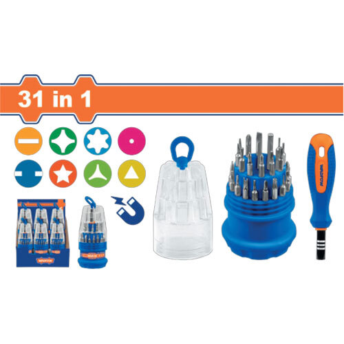 Wss1J31 31-In-1 Precision Screwdriver Set - Color: Blue