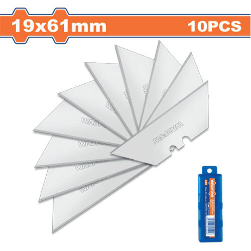 Wmk1K61 10 Pcs Utility Knife Blades Set - Color: Silver