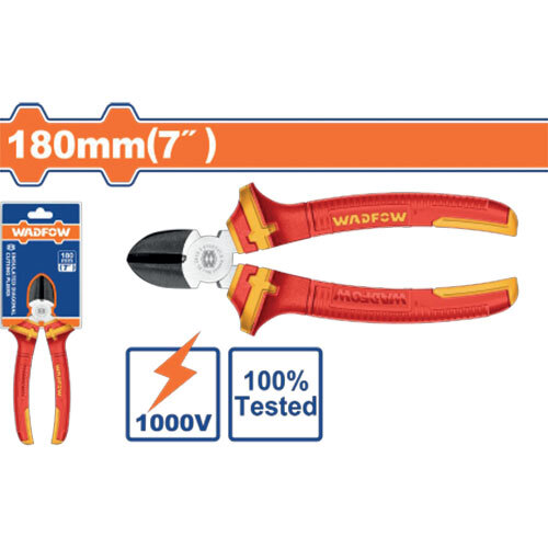 Wpl3937 Insulated Diagonal Cutting Pliers - Color: Red