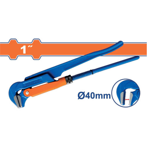 Wpw2101 90 Heavy Duty Swedish Pipe Wrench - Color: Blue