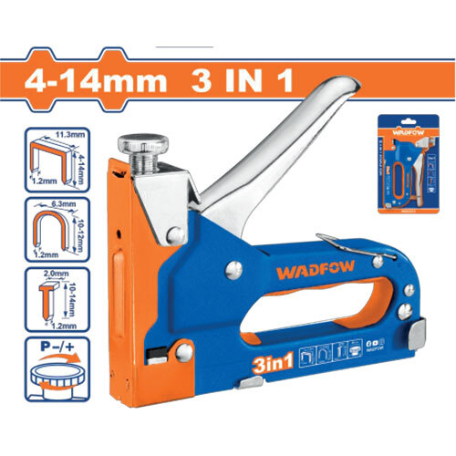 Wgu2614 3 In 1 Staple Gun - Color: Blue