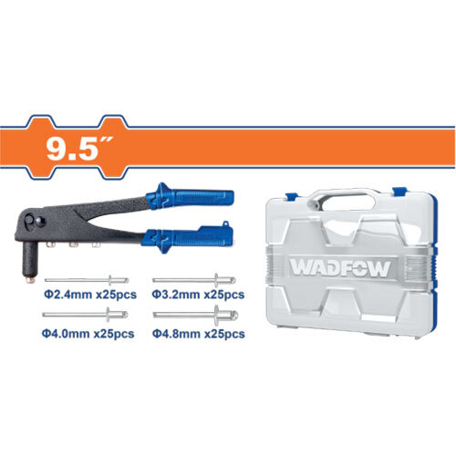 Whr1909 101 Pcs Hand Riveter And Rivets Kit - Color: Blue