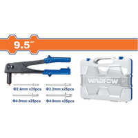 Whr1909 101 Pcs Hand Riveter And Rivets Kit - Color: Blue