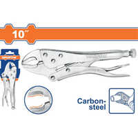 Curved Jaw Locking Plier - Steel, Silver Color | Industrial Grade, 1 Year Warranty