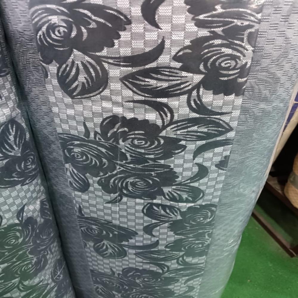 Flocking Fabric - Color: Golden & Mehroon