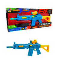 Thunder Strike Small Toy Gun with 12 Darts - Available in 4 Colors (3012)