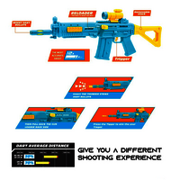 Thunder Strike Small Toy Gun with 12 Darts - Available in 4 Colors (3012)