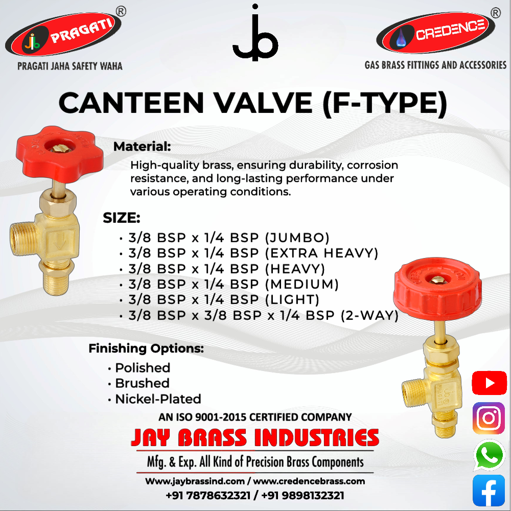 Canteen Burner Valve
