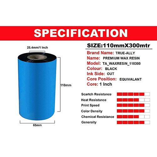 Barcode Ribbon Wax-Resin