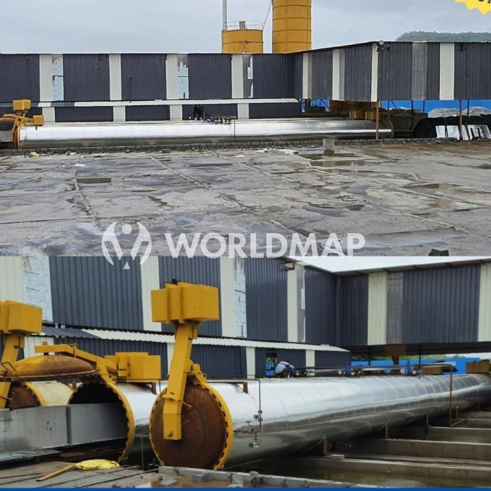 Fully Automatic Aac Cutting Line Plant - Color: Multicolor Paint Coated