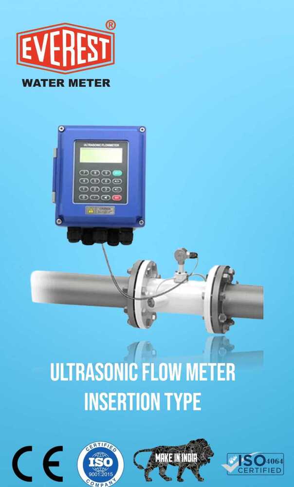 Everest Clamp On Ultrasonic Flow Meter Wall Mounted
