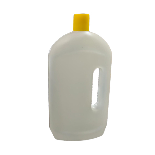 Floor Cleaner Bottle - Durable Plastic Material, Various Sizes Available, White Color | Narrow Flip Top Lid, Customizable with Engraving